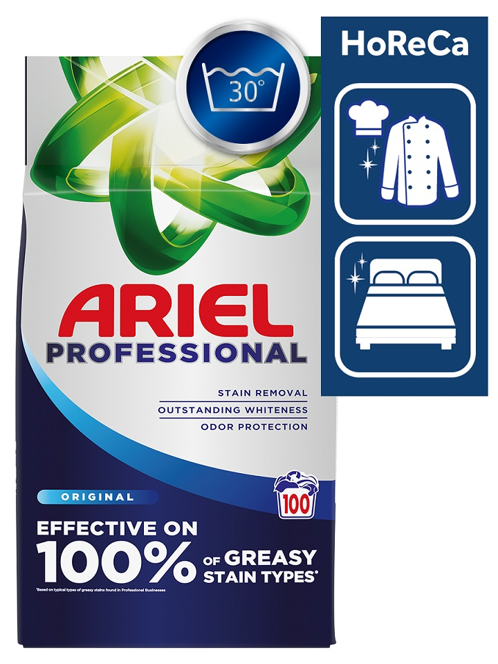 P&G Professional ARIEL Regular prací prášok (100 praní) 1 ks