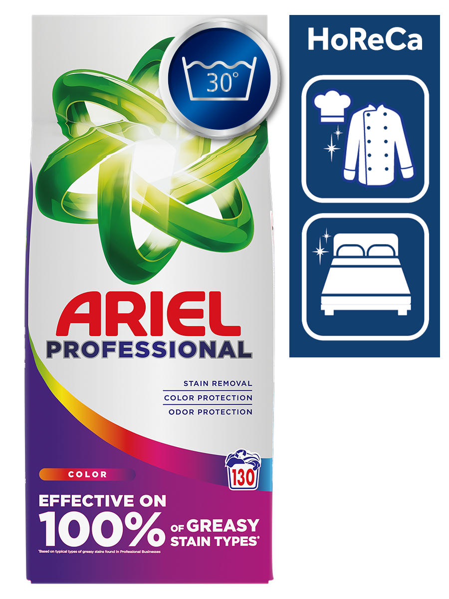 P&G Professional ARIEL Color prací prášok (130 praní) 1 ks