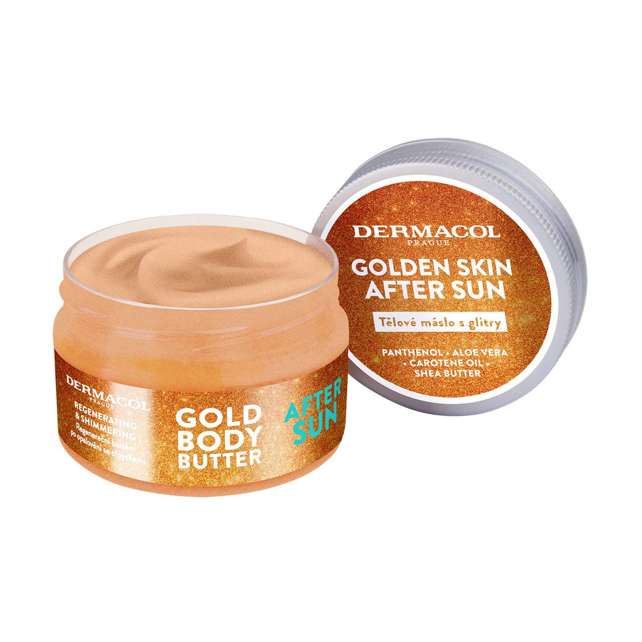 DERMACOL Krém po opaľovaní s trblietkami 200 ml