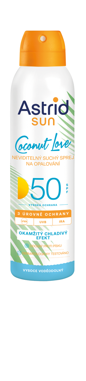 ASTRID Sun OF 50 Neviditeľný sprej 150 ml