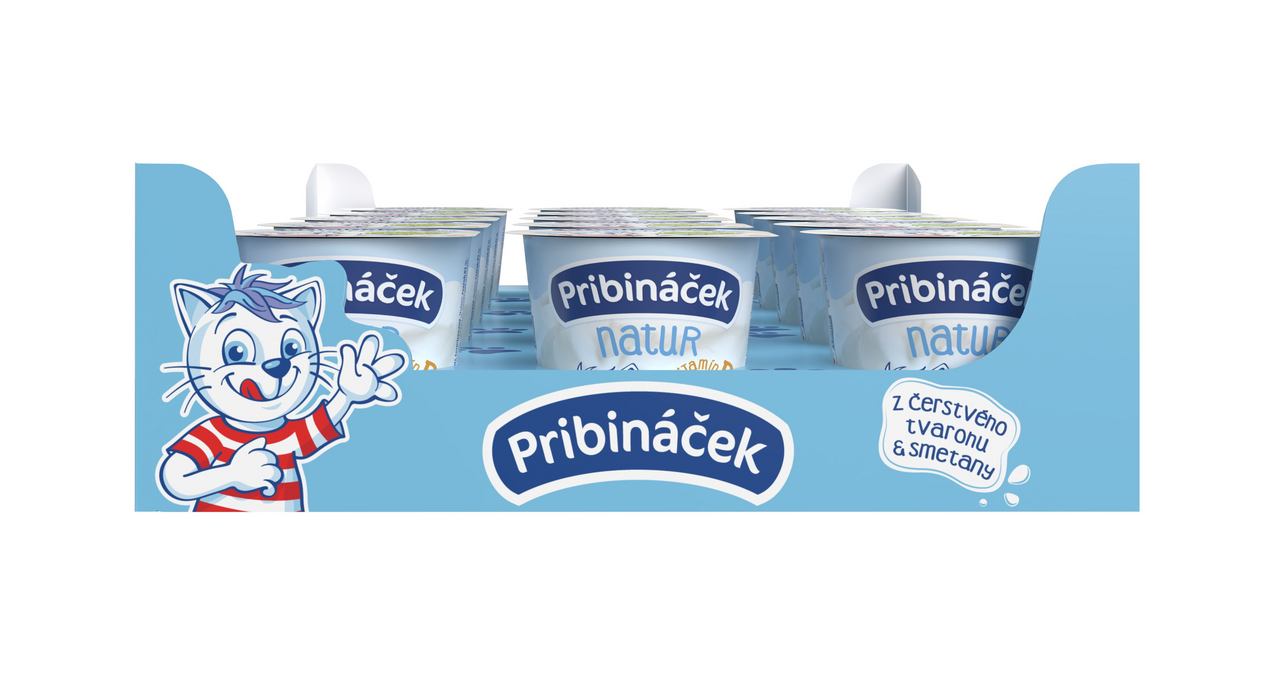 Pribináček Veľký natur chlad. 15 x 125 g