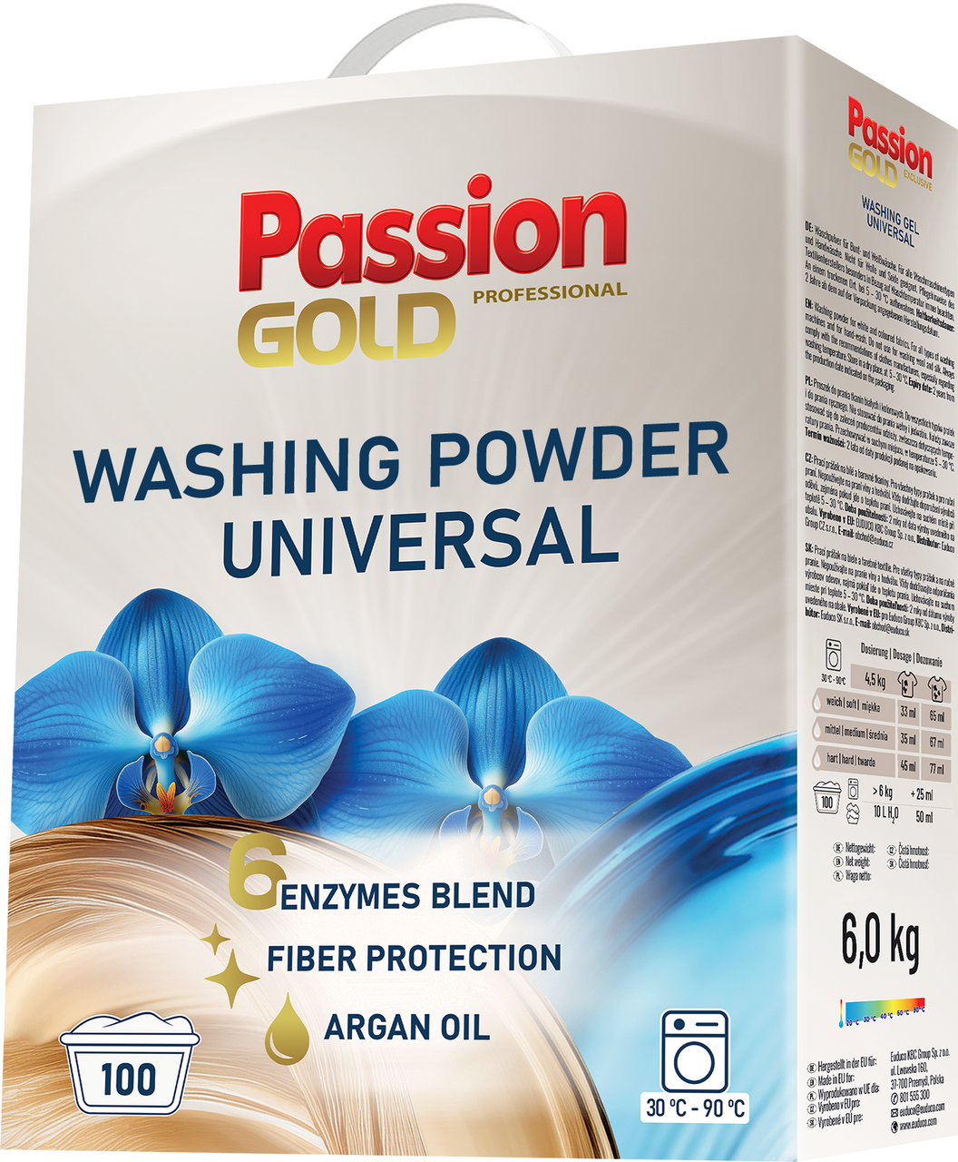 Passion GOLD Universal prací prášok (100 praní) 6,5 kg