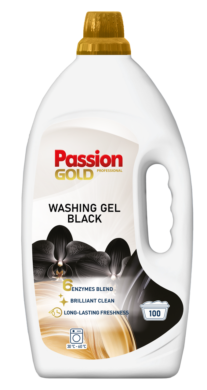 Passion GOLD Black prací gél (100 praní) 4 l