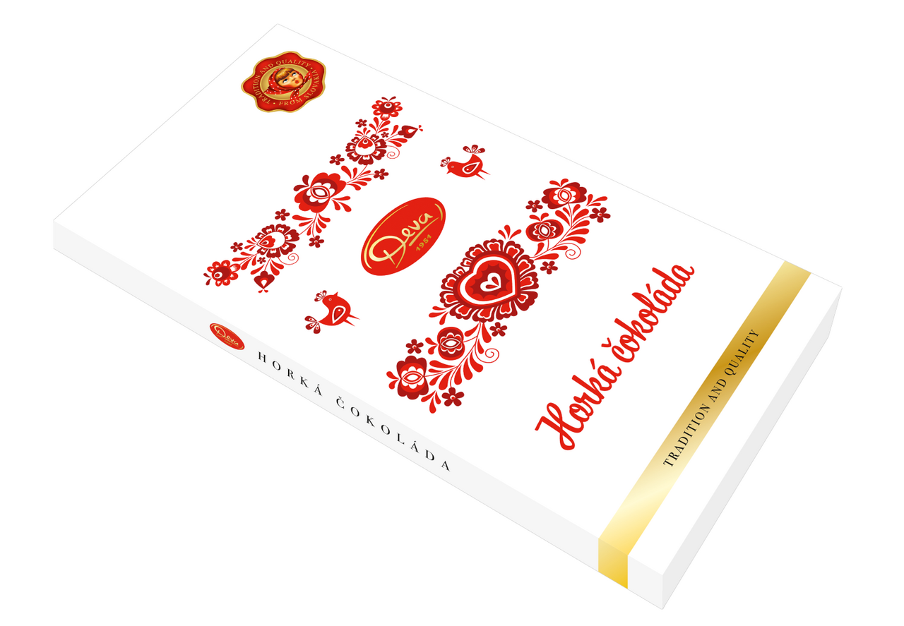 DEVA Horká čokoláda so slovenským vzorom 100 g