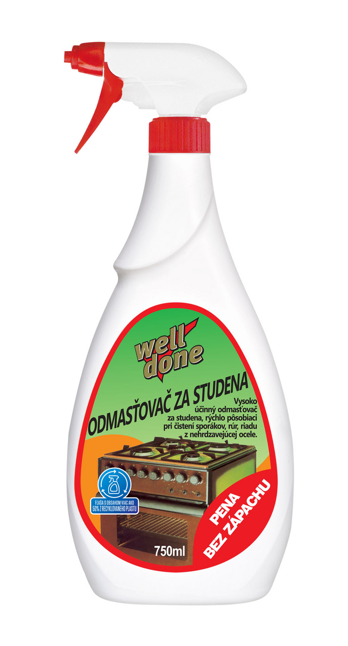 well done Odmasťovač pena 750 ml
