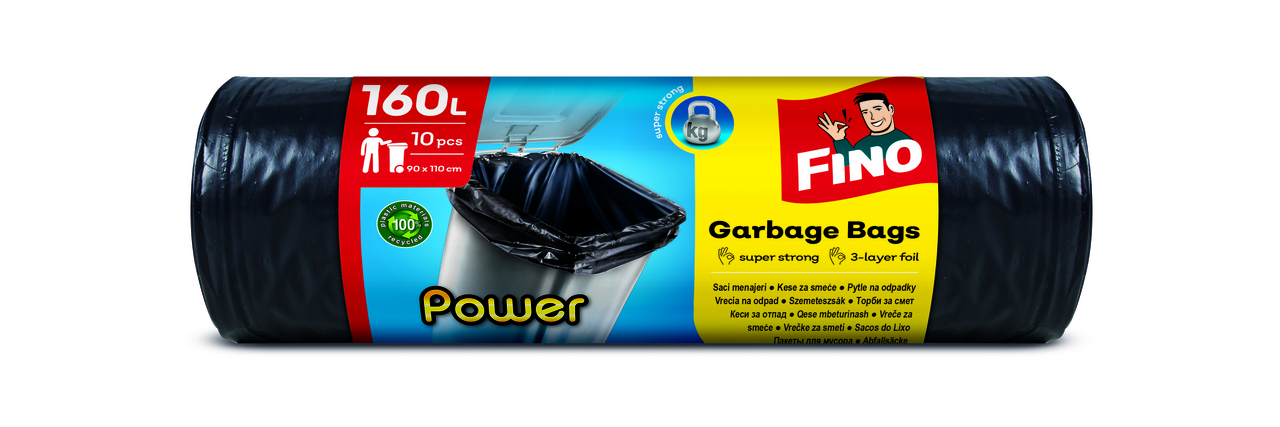 FINO Power Vrecia na odpad 160 l 10 ks