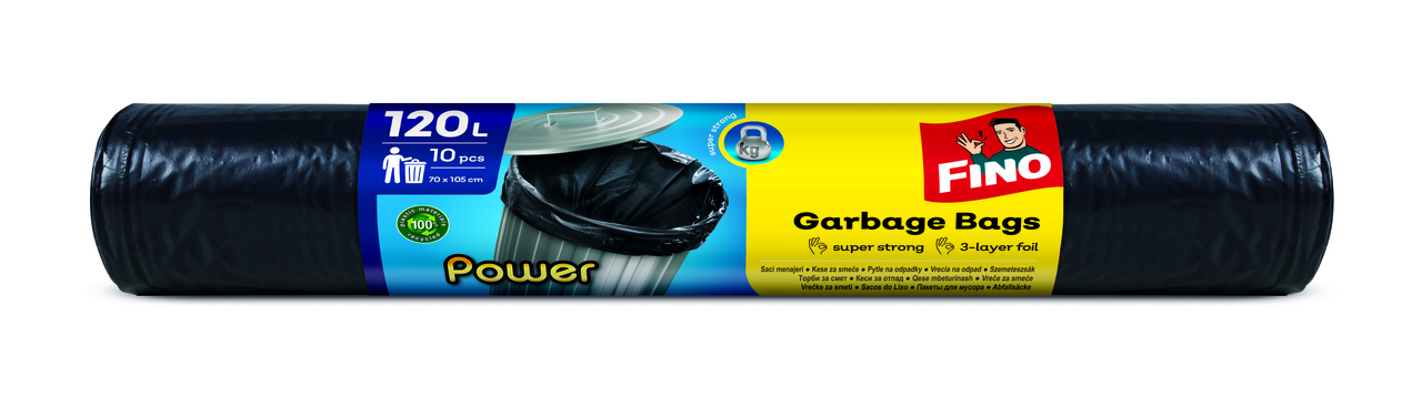 FINO Power Vrecia na odpad 120 l 10 ks