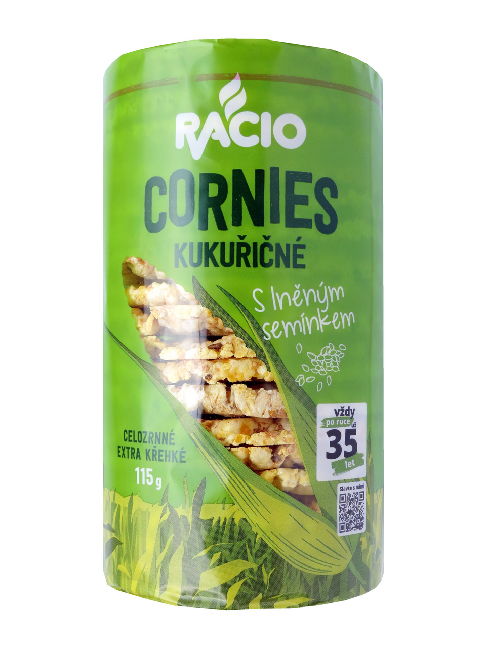 RACIO Cornies kukuričné s ľanovými semiačkami 115 g