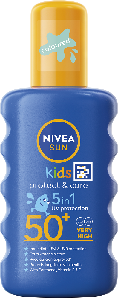 NIVEA Sun Kids OF 50 Mlieko na opaľovanie v spreji 200 ml