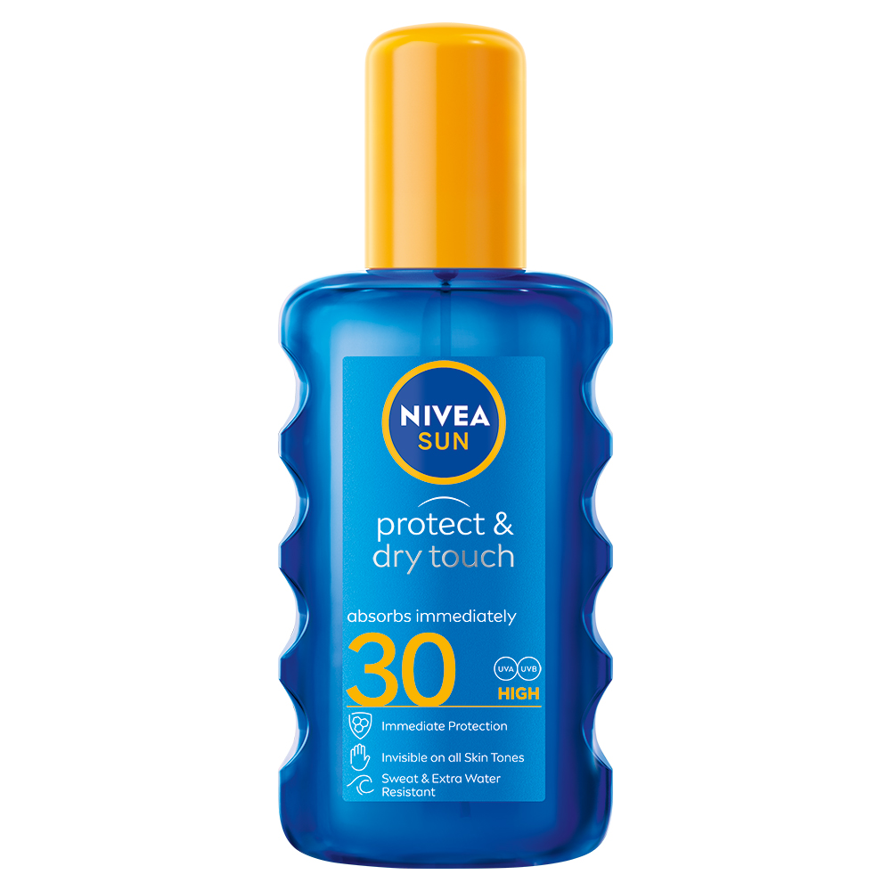 NIVEA Sun OF 30 Mlieko na opaľovanie v spreji 200 ml