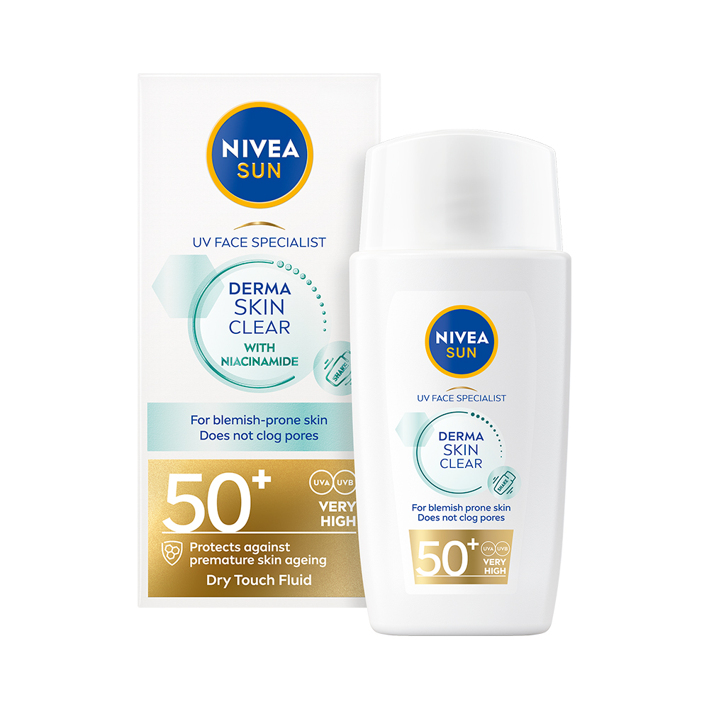 NIVEA Sun Derma Skin OF 50 Pleťový krém 40 ml