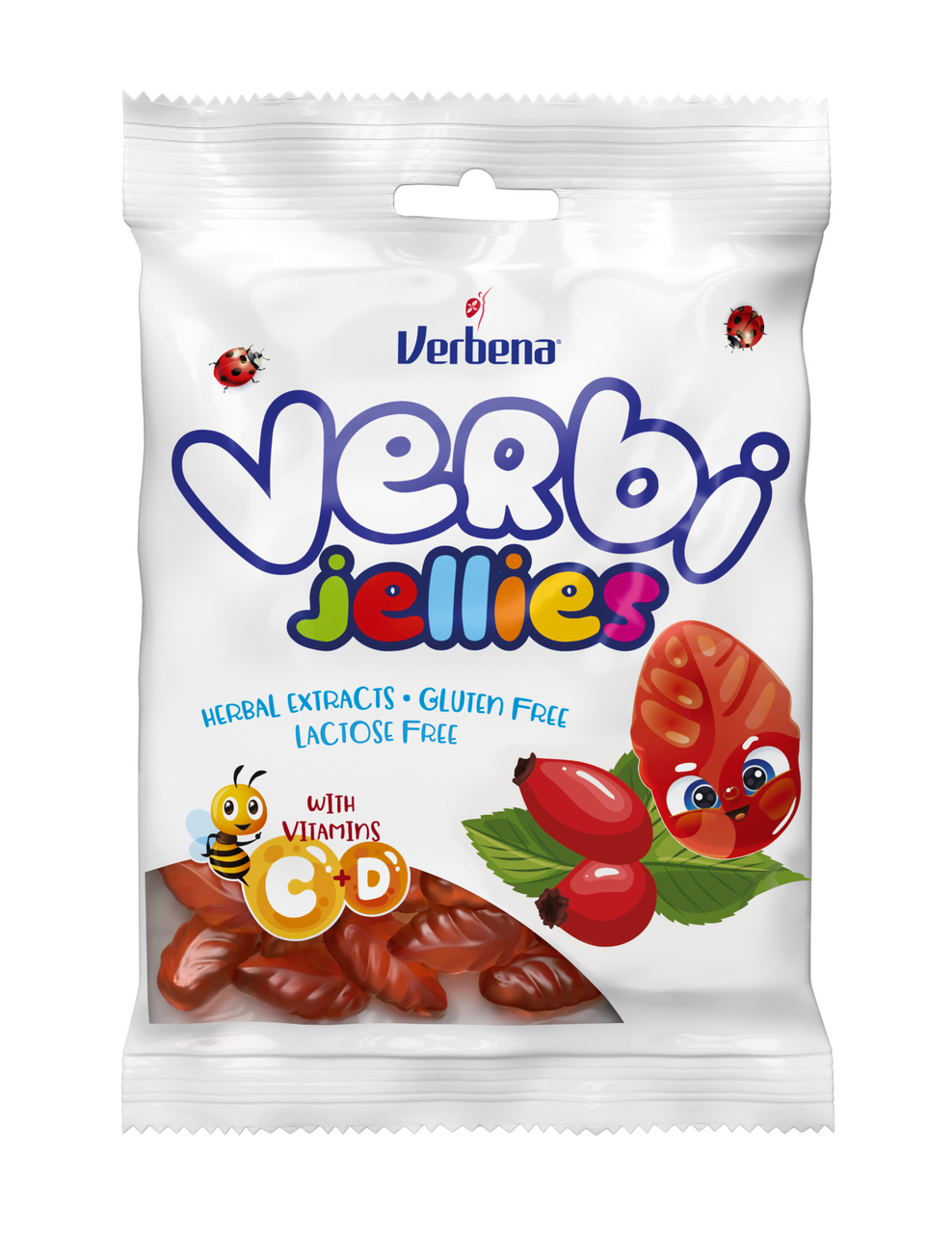 Verbena Verbi jellies šípka 90 g