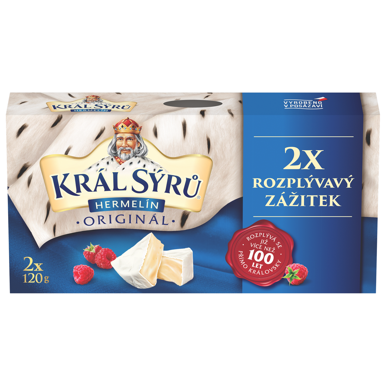 KRÁL SÝRŮ Hermelín Duo chlad. 240 g