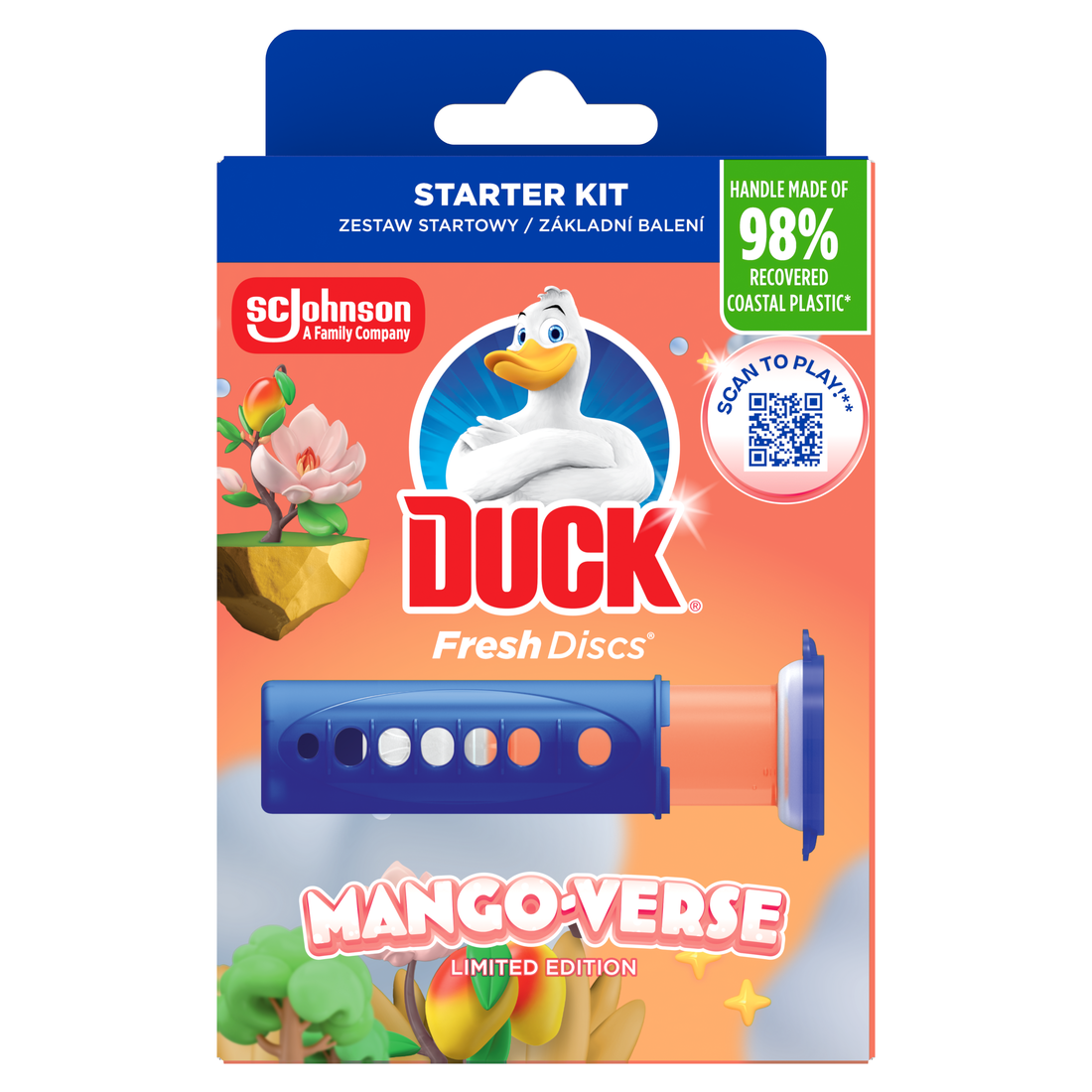 DUCK Fresh Discs WC čistič mango-verse 36 ml