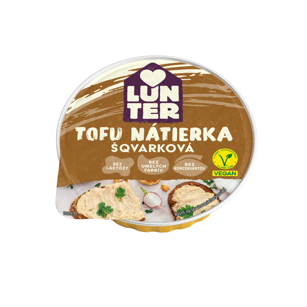 LUNTER Tofu šqvarková nátierka 75 g