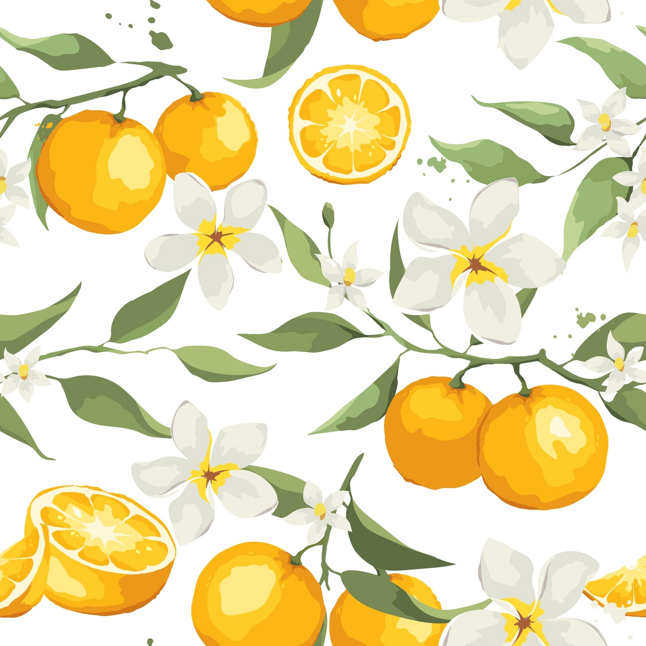 HARMONY Servítky Oranges 3 vrstvové 33 cm 20 ks