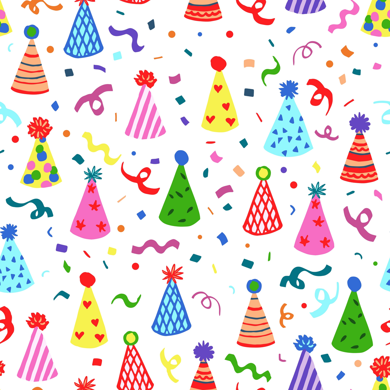 HARMONY Servítky Birthday Hats 3 vrstvové 33 cm 20 ks