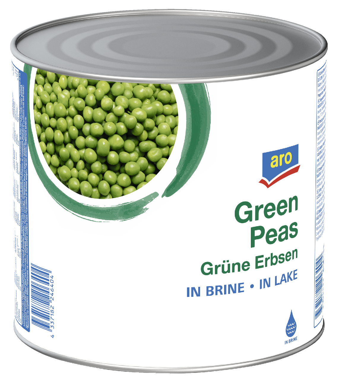 aro Hrášok v slanom náleve 2650 ml