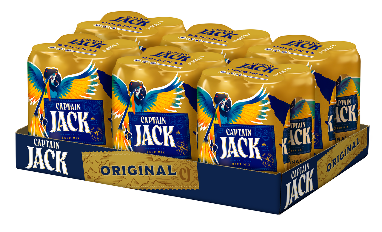 CAPTAIN JACK Original 24 x 500 ml vratná plechovka