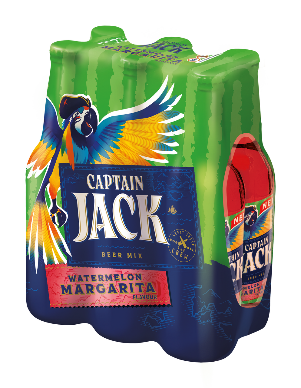 CAPTAIN JACK Margarita 6 x 330 ml SKLO