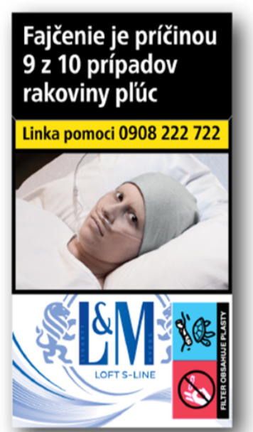 L&M Loft Blue S-Line 100 dlhé 20 ks KC 5,40 10 krab. kolok G tvrdé bal. VO cena