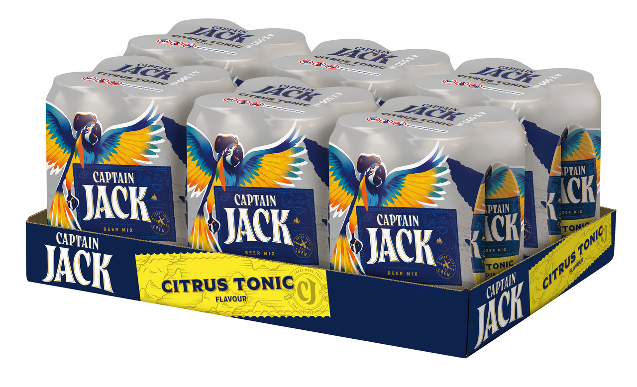 CAPTAIN JACK Citrus Tonic 24 x 500 ml vratná plechovka