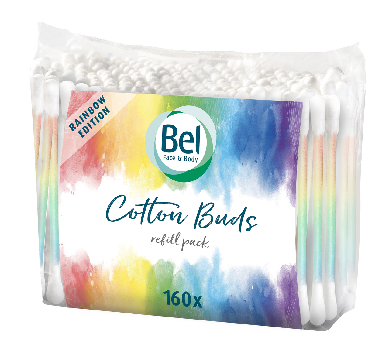 Bel Rainbow Edition kozmetické vatové tyčinky 160 ks