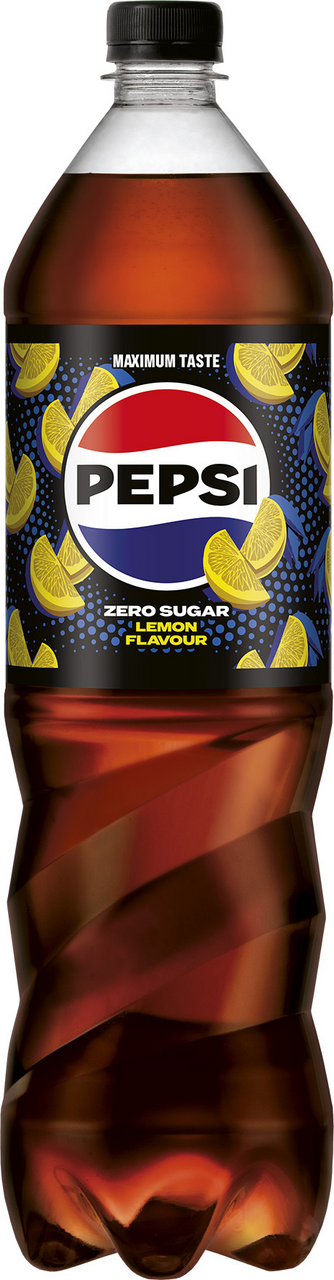 PEPSI Cola Zero Lemon sýtený nápoj 6 x 1,5 l vratná PET fľaša