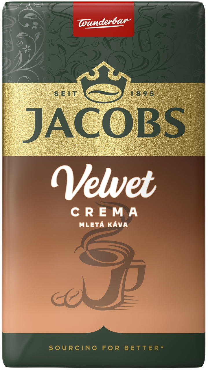 JACOBS Velvet Crema káva mletá 250 g