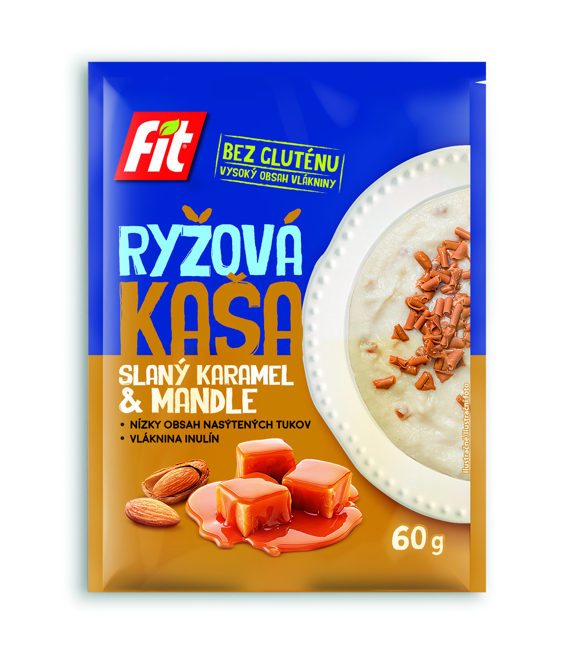 Fit Ryžová kaša karamel 60 g