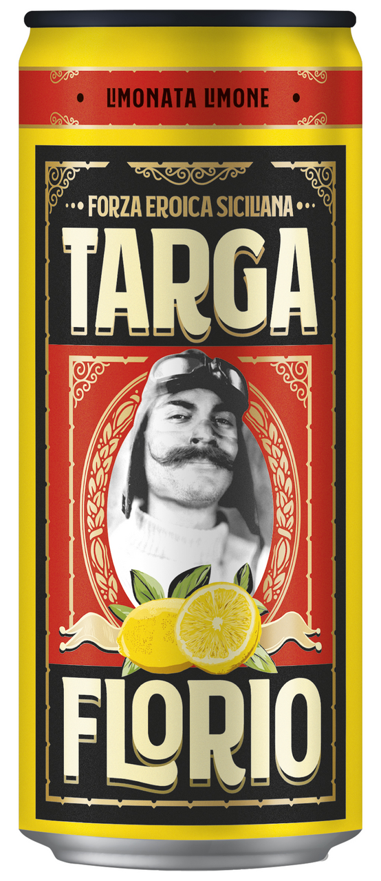 TARGA FLORIO Limonáda citrón 24 x 330 ml vratná plechovka