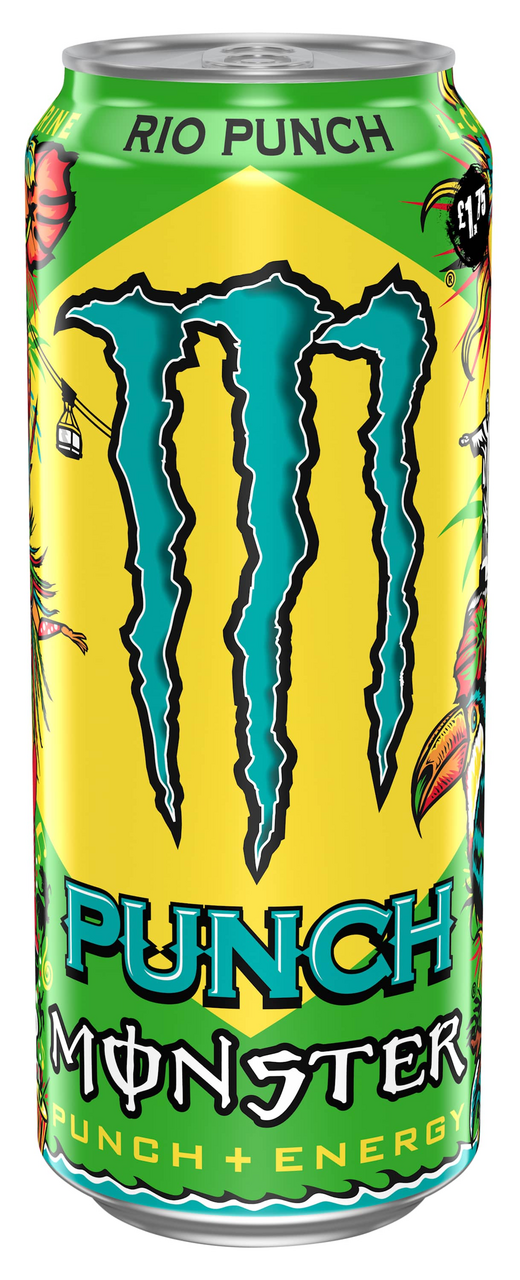 MONSTER Rio Punch energetický nápoj 12 x 500 ml vratná plechovka