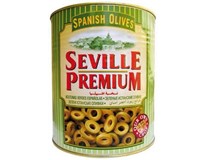 Seville Premium Olivy zelené krájané 1x3000 g