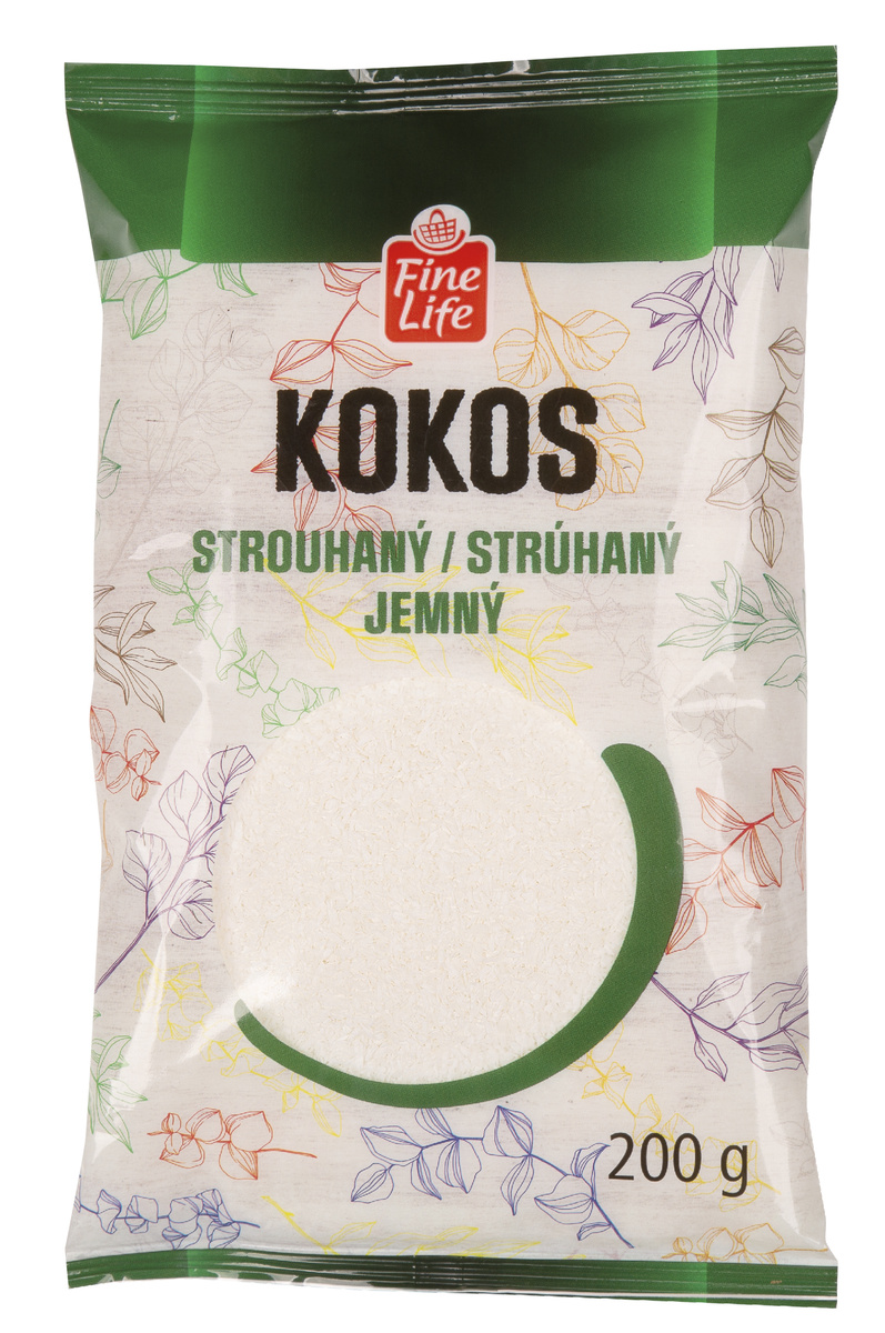 Fine Life Kokos strúhaný 200 g