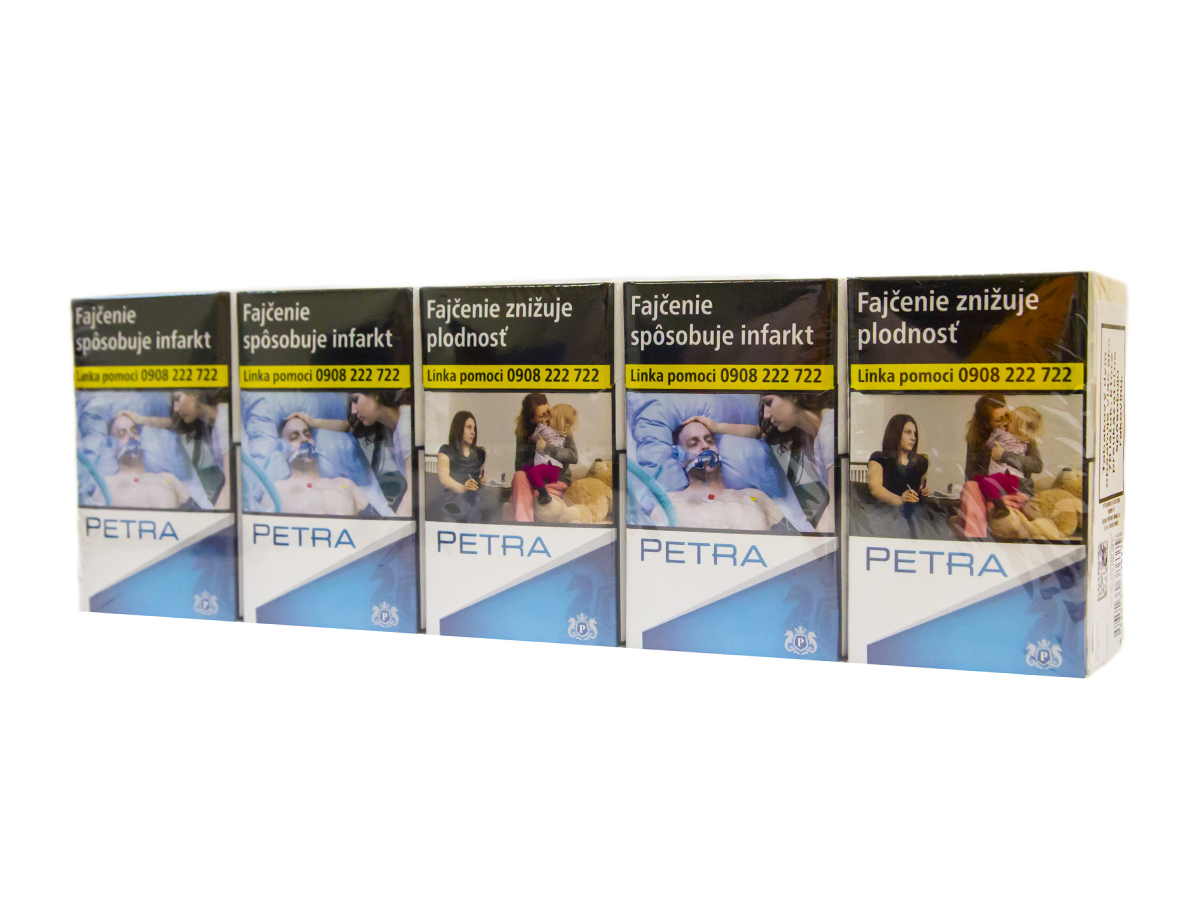 PETRA by RGD modrá king size rcb 20 ks KC 5,50 10 krab. kolok K tvrdé bal. VO cena