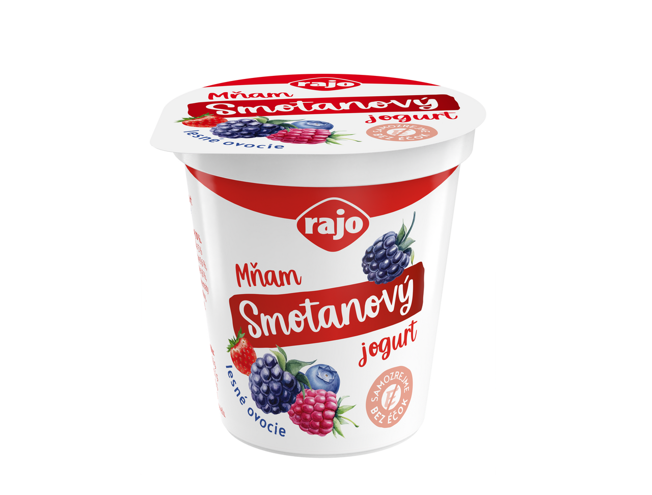 rajo Mňam DUO Smotanový jogurt lesné ovocie chlad. 20 x 145 g