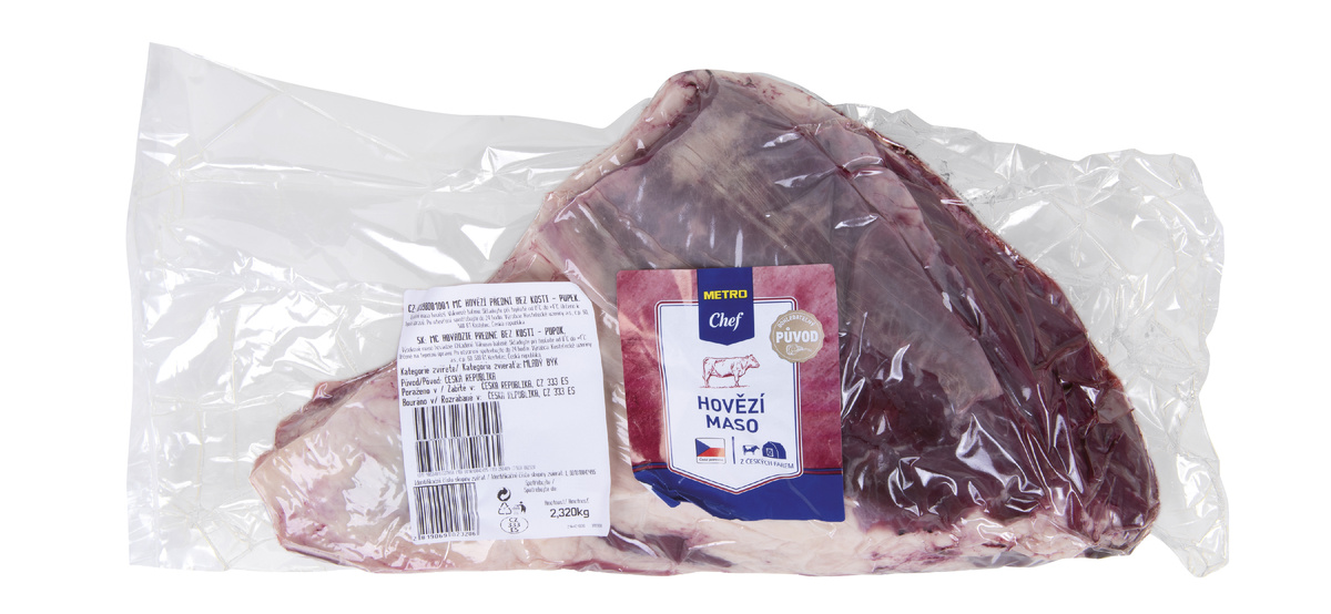 METRO Chef Hovädzie predné bez kosti pupok- býk chlad. váž. cca 3,5 kg