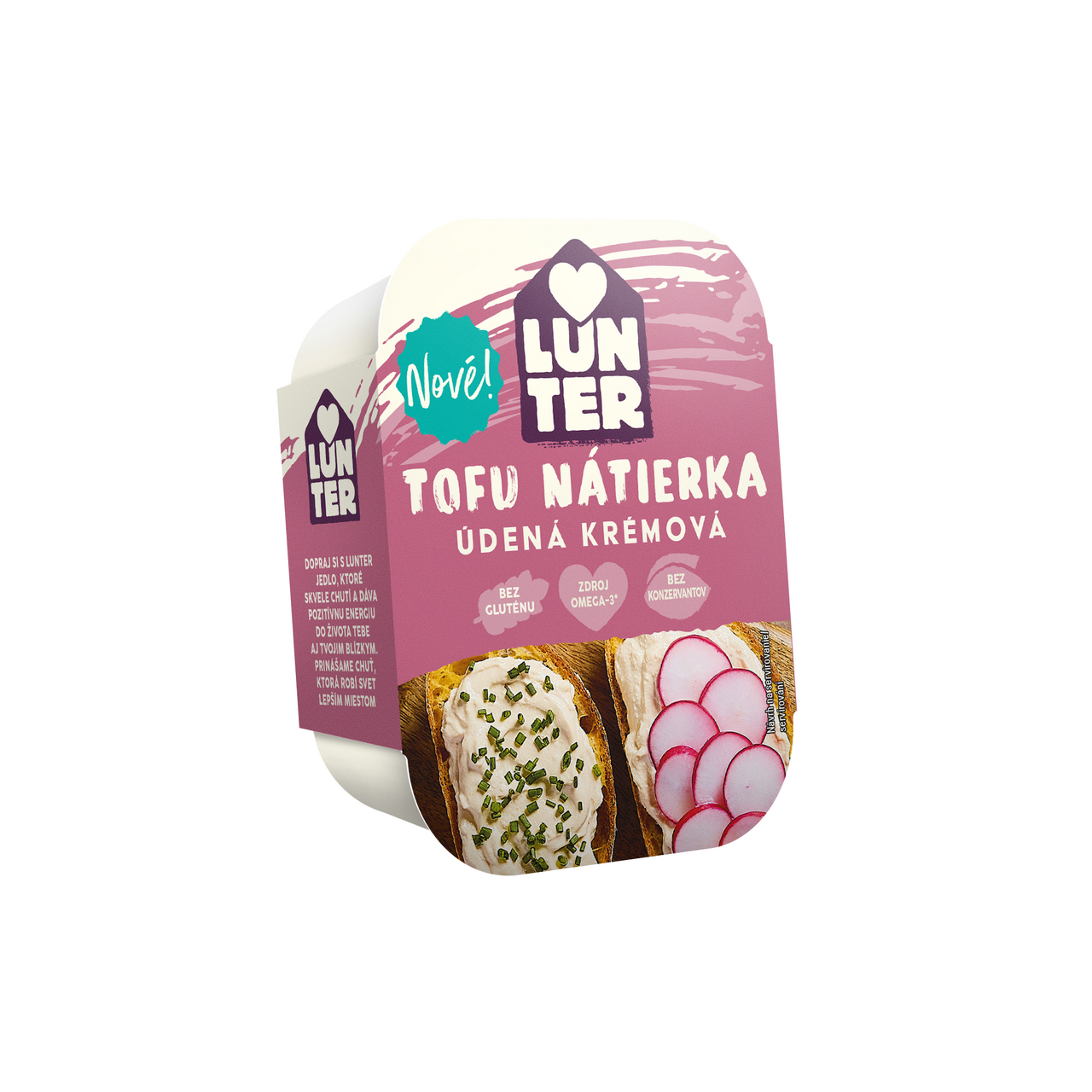 LUNTER Tofu nátierka údená krémová chlad. 140 g