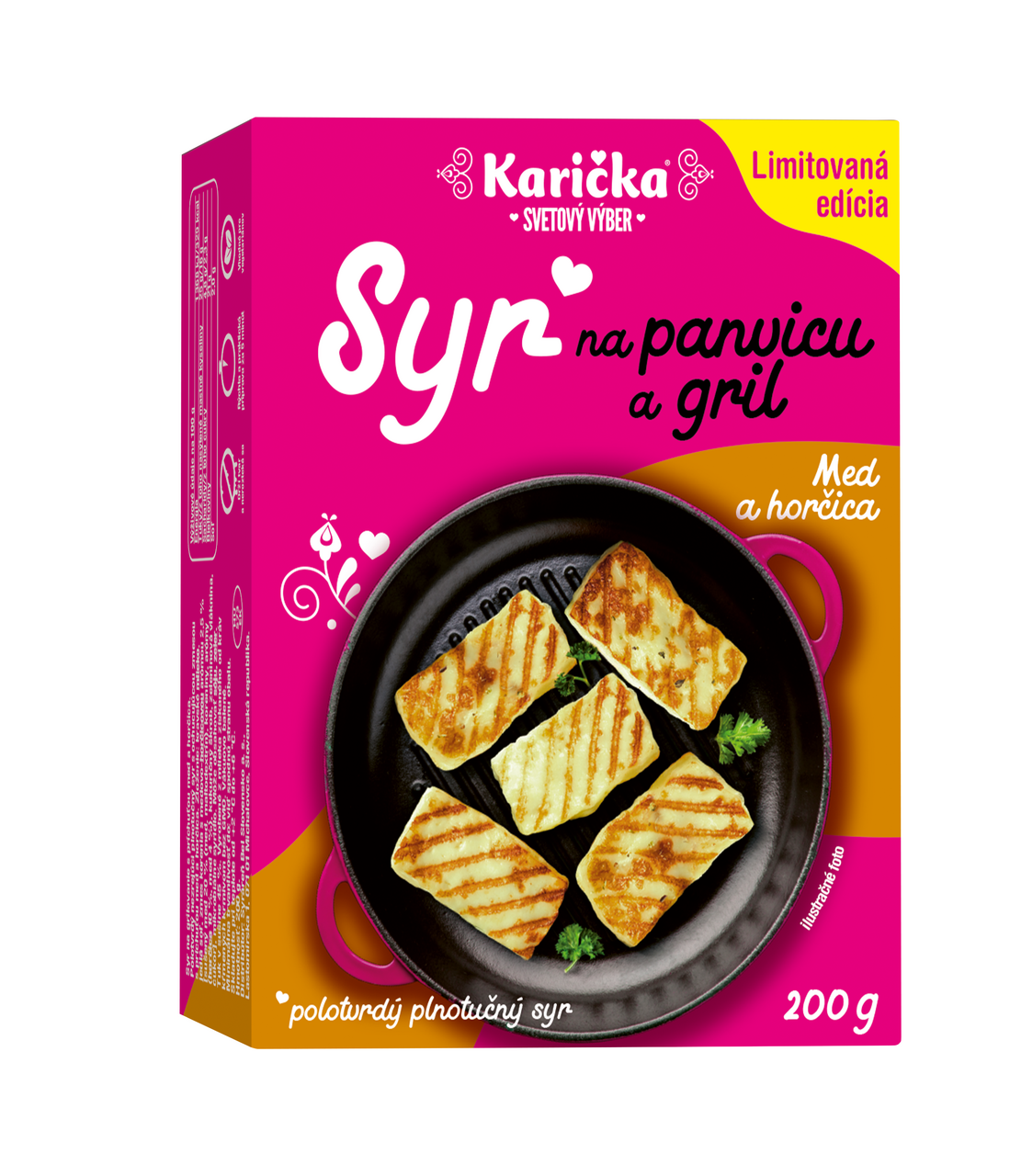 Karička Syr na gril typ Halloumi med & horčica chlad. 200 g