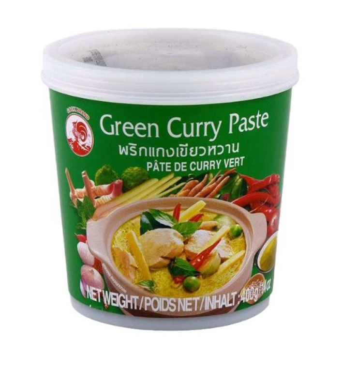 COCK BRAND Kari pasta zelená 400 g