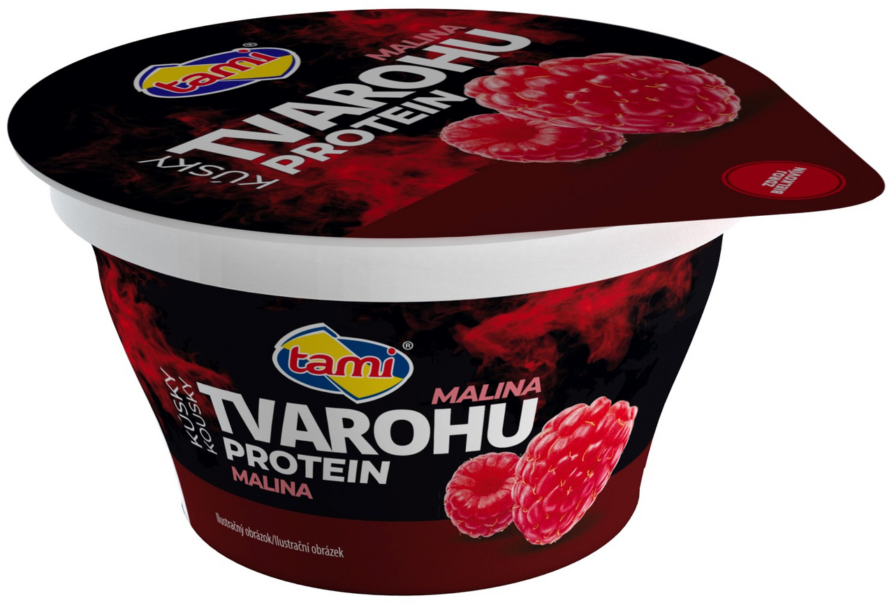 tami Protein Kúsky tvarohu malina chlad. 150 g