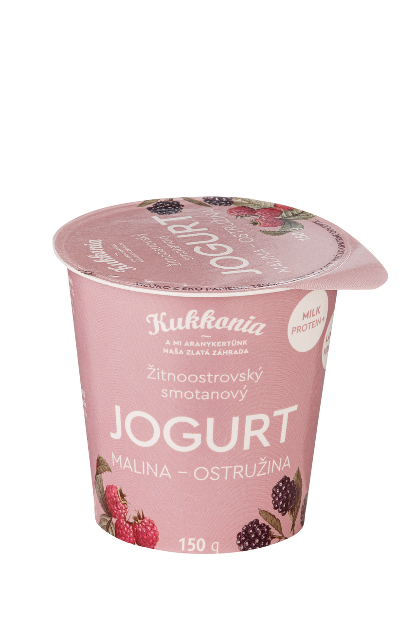 Kukkonia Jogurt smotanový mix 1 (mal.-ostruž., egreš-chia) chlad. 150 g