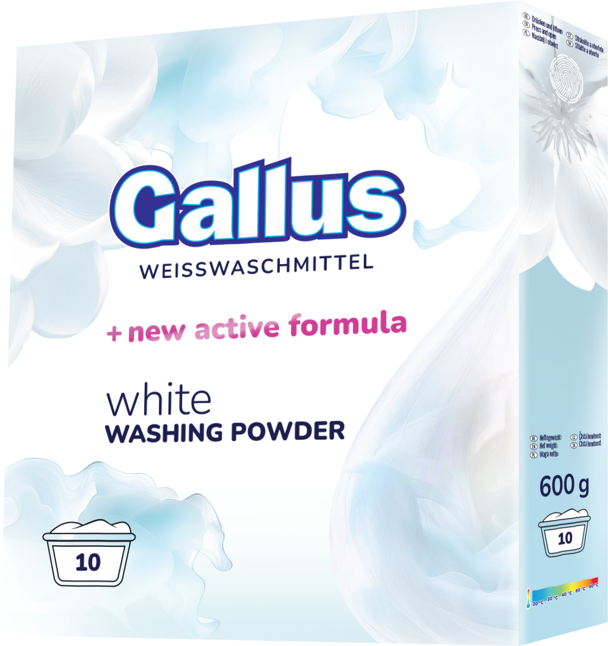 Gallus White prací prášok (10 praní) 600 g
