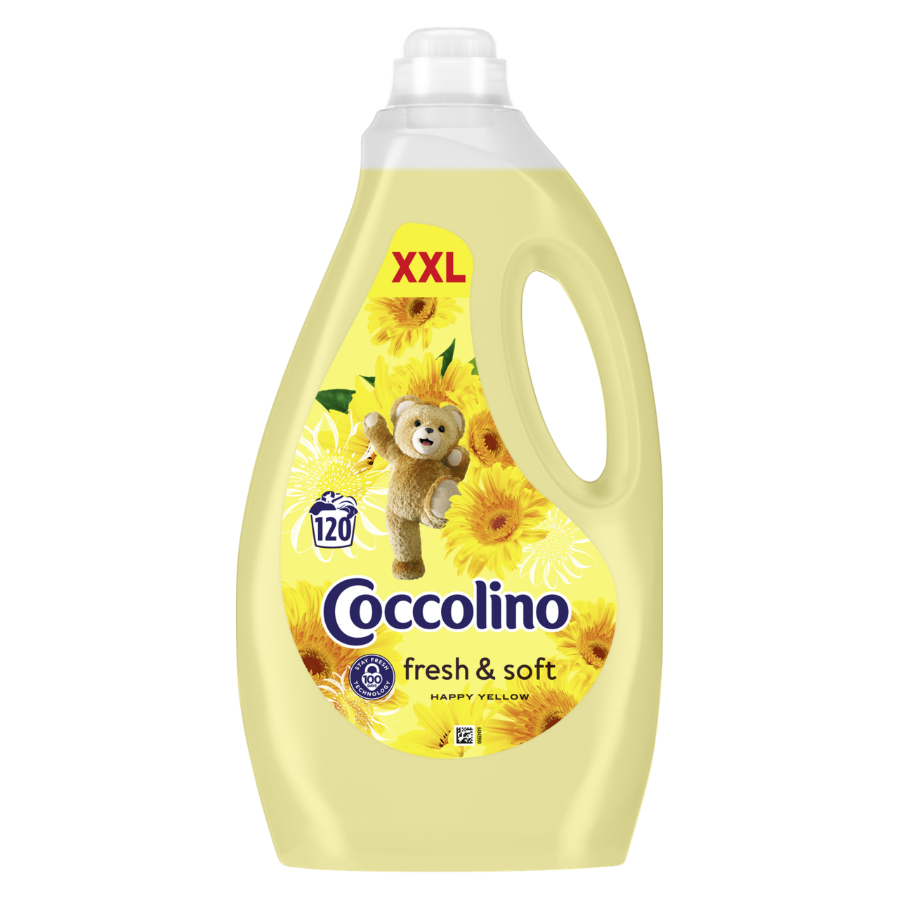 Coccolino Fresh & Soft Yellow aviváž (120 praní) 3 l