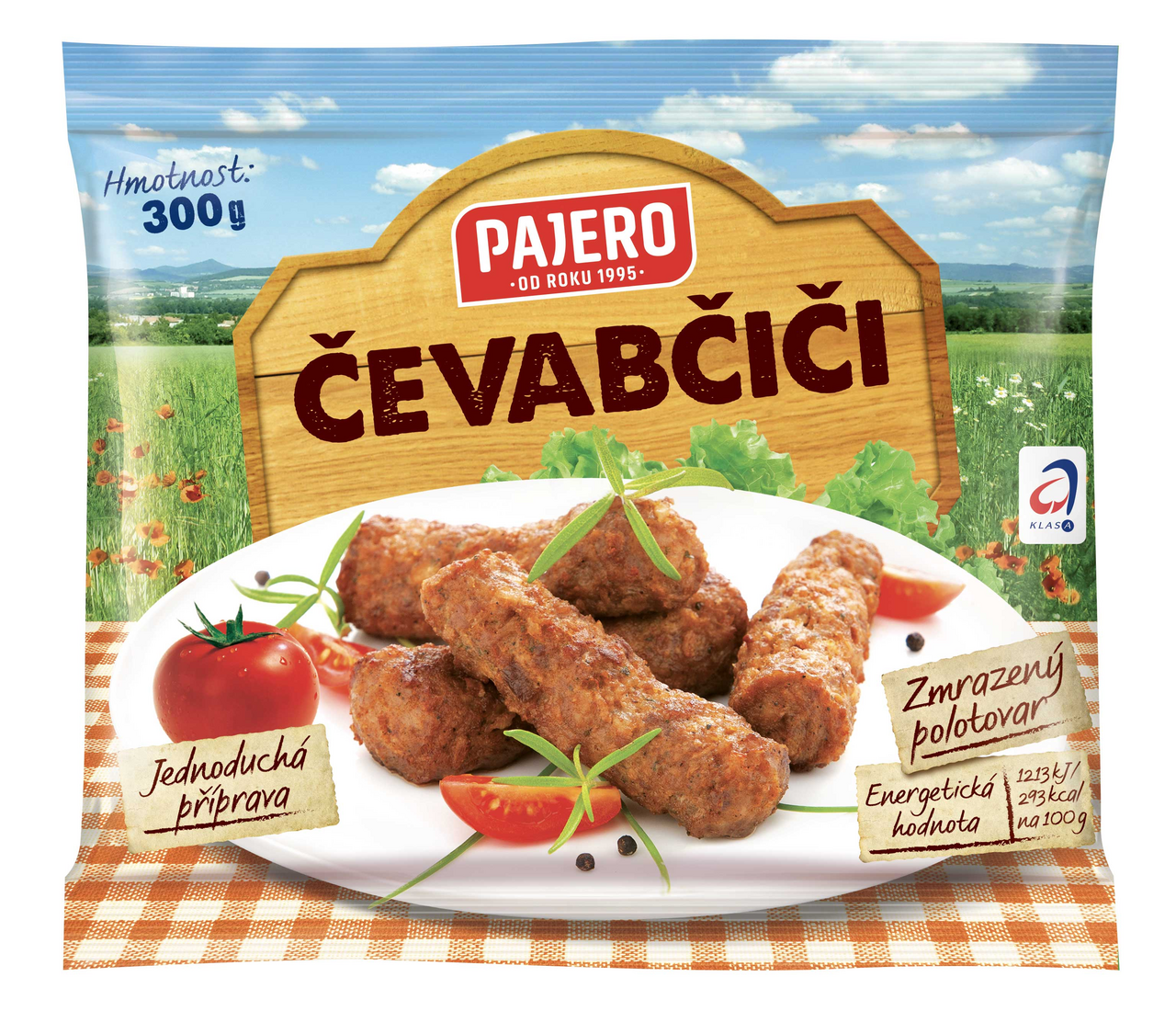 PAJERO Čevabčiči mraz. 300 g