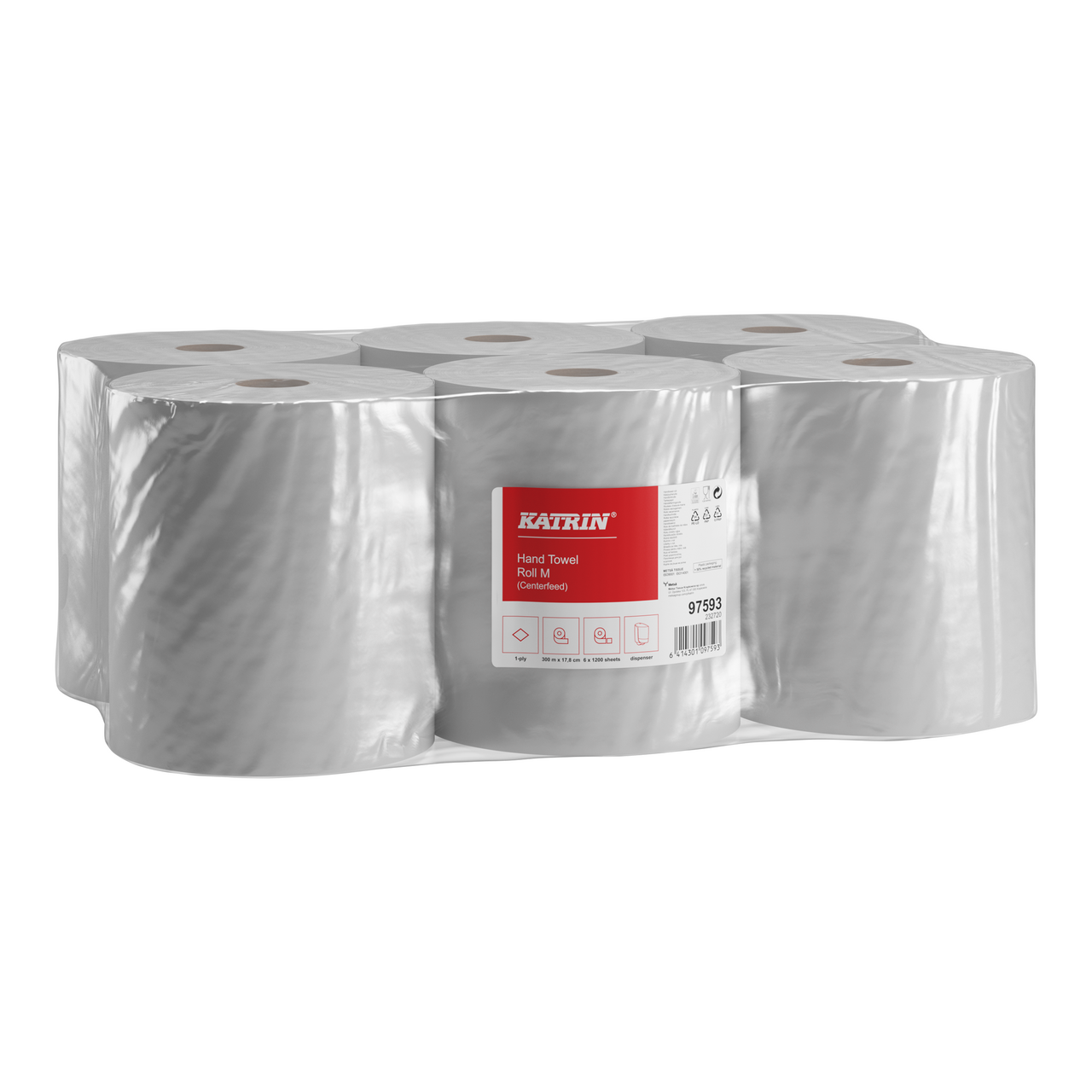 KATRIN Utierky 2 vrstvové 300 m 6 ks