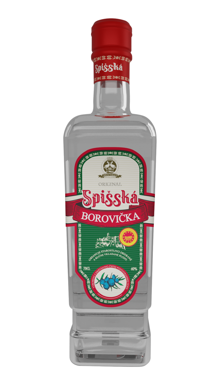 Originál Spišská borovička 40% 700 ml