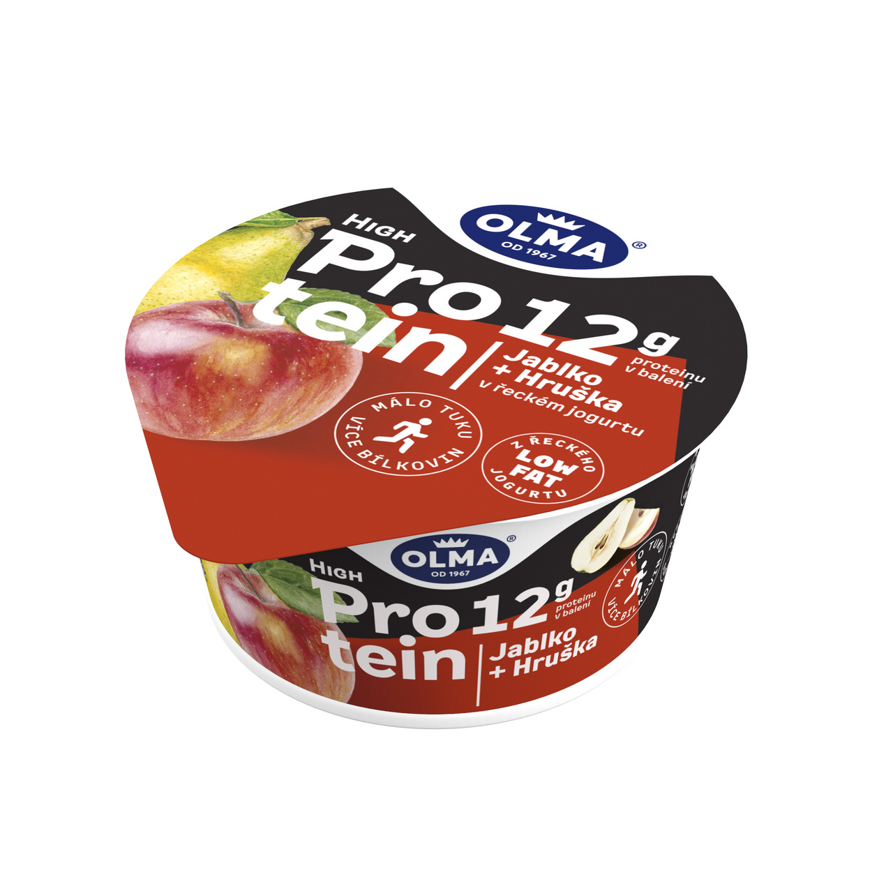 OLMA Protein Grécky jogurt jablko a hruška chlad. 150 g