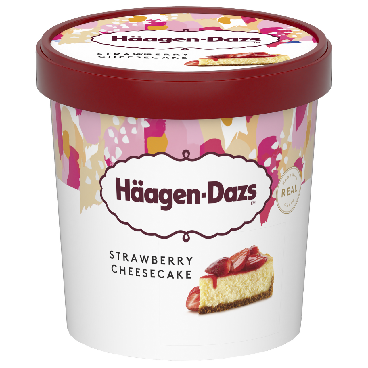 HÄAGEN-DAZS Jahodový cheesecake zmrzlina mraz. 24 x 95 ml