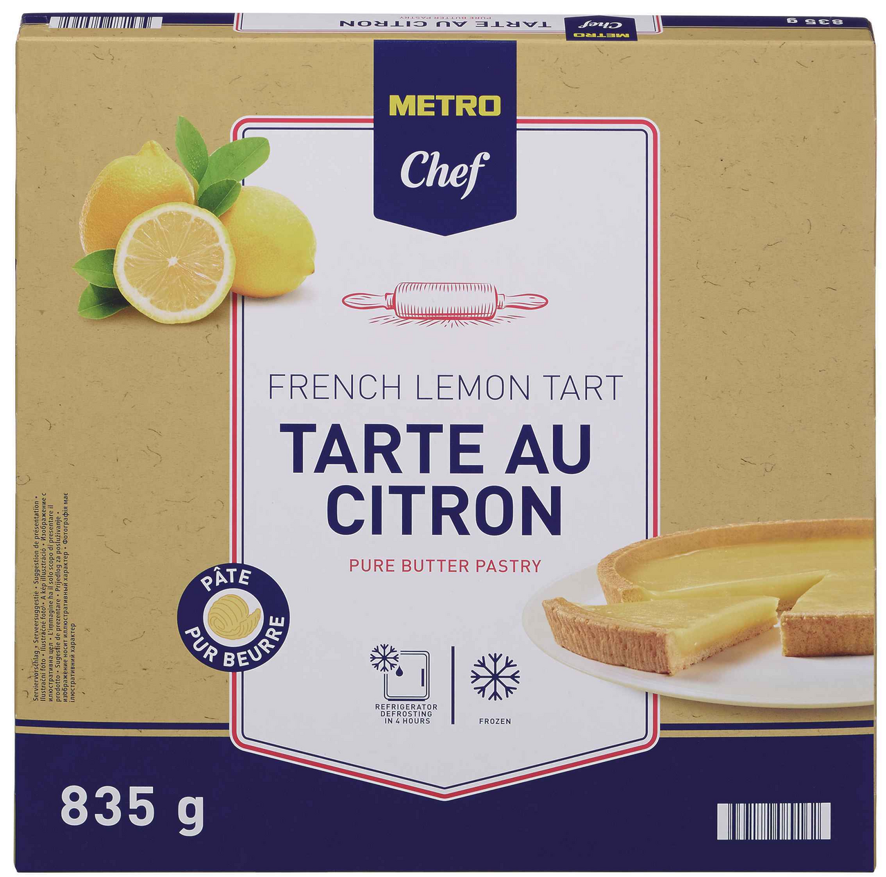 METRO Chef Citrónový koláč mraz. 835 g
